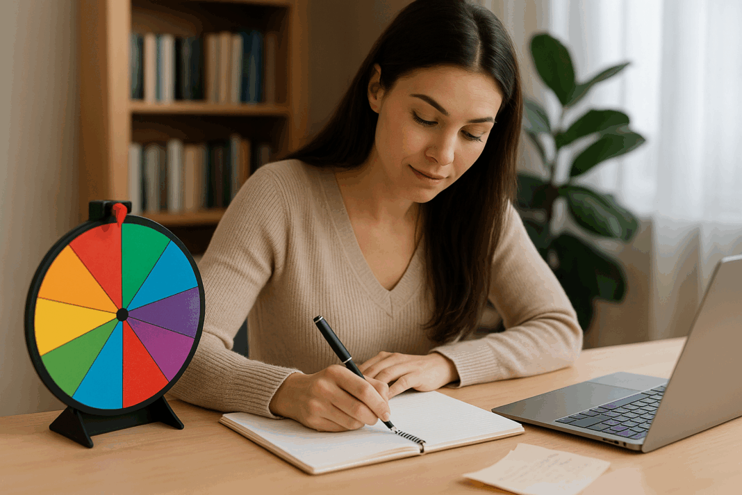 Creative Writing with the Wheel Spinner Character & Plot Development Tactics