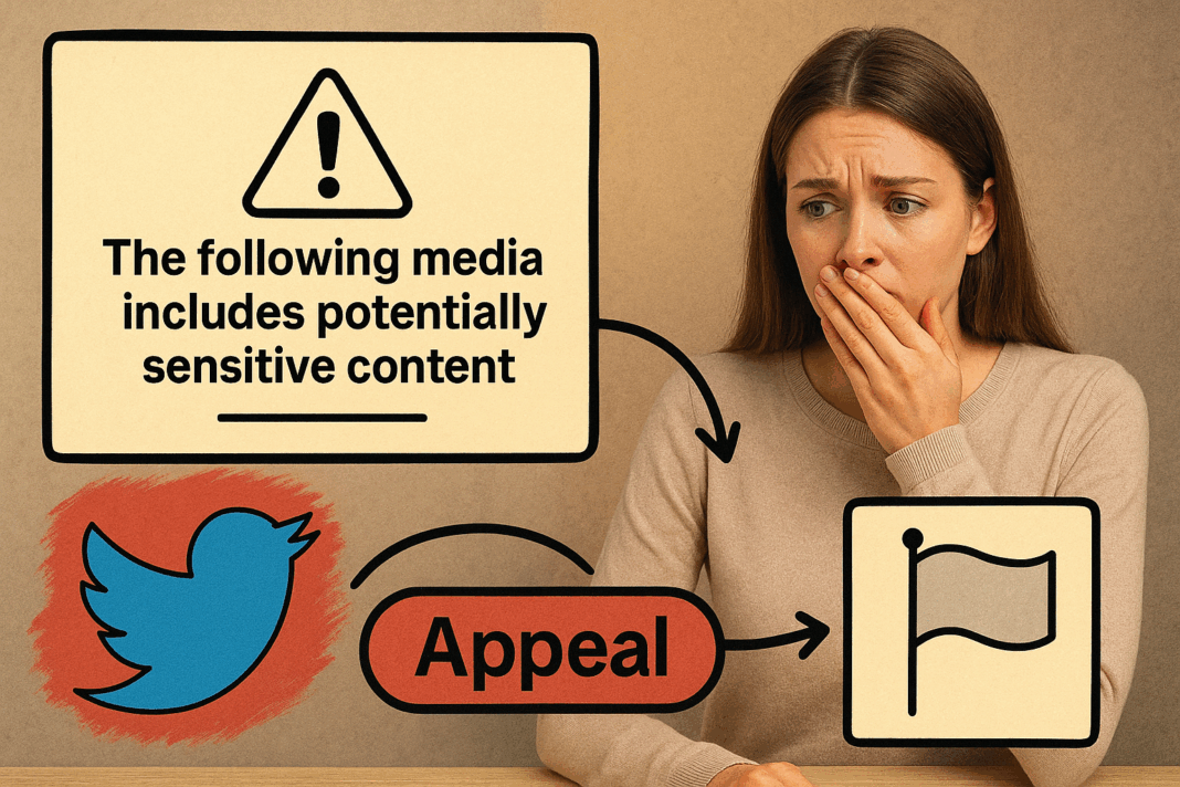TwitterX Sensitive Media Warnings Labeling, Reporting, and Appeal Guide