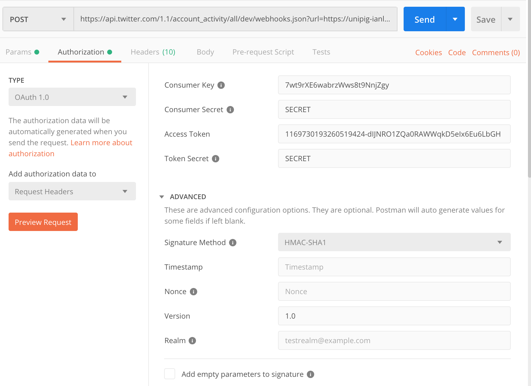 TwitterX Webhooks Not Working CRC, Secrets, and Signature Verification