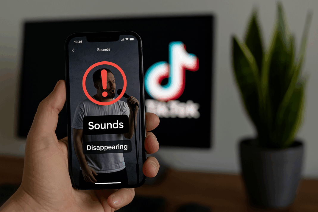TikTok Sounds Disappearing Is It Copyright